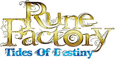 Rune Factory: Tides of Destiny title screen for Wii
